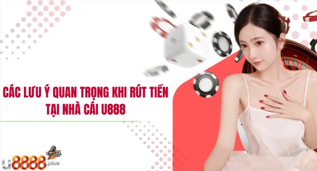 Các lưu ý quan trọng khi rút tiền tại nhà cái U888