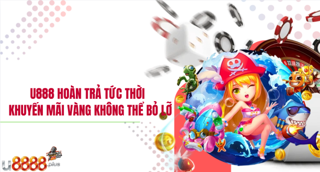 U888 hoàn trả tức thời – Khuyến mãi vàng không thể bỏ lỡ